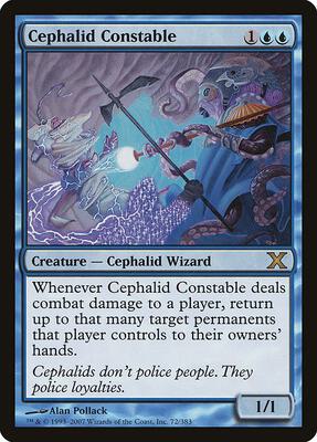 Cephalid Constable card from 10th Edition