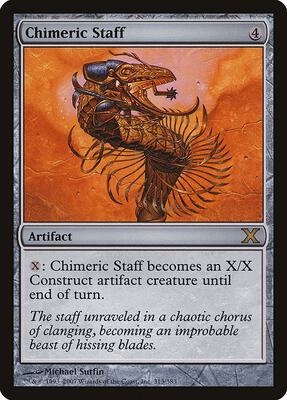 Chimeric Staff card from 10th Edition