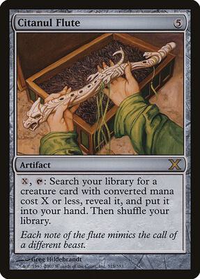 Citanul Flute card from 10th Edition