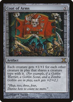 Coat of Arms card from 10th Edition