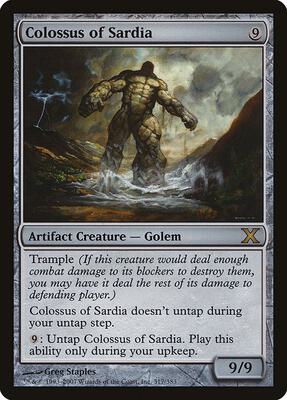 Colossus of Sardia card from 10th Edition
