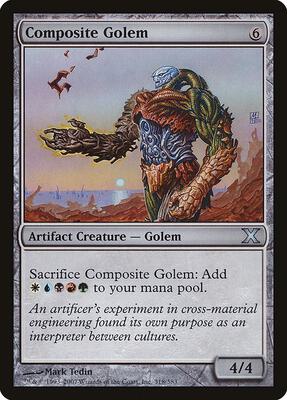 Composite Golem card from 10th Edition