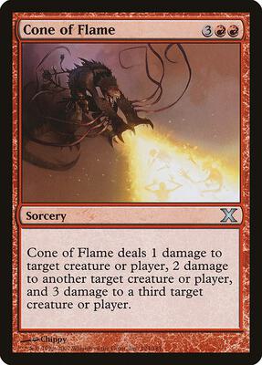 Cone of Flame card from 10th Edition