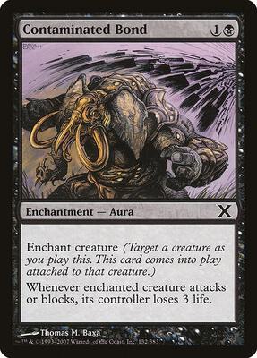 Contaminated Bond card from 10th Edition