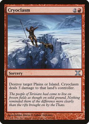 Cryoclasm card from 10th Edition