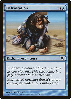 Dehydration card from 10th Edition