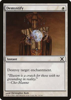 Demystify card from 10th Edition