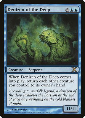 Denizen of the Deep card from 10th Edition