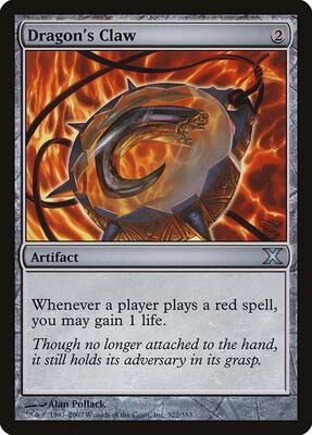 Dragon's Claw card from 10th Edition