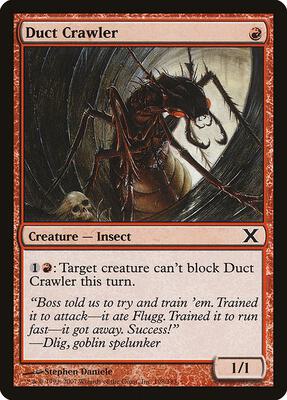 Duct Crawler card from 10th Edition