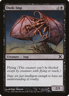 Dusk Imp card from 10th Edition