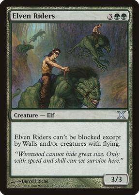 Elven Riders card from 10th Edition