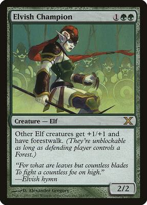Elvish Champion card from 10th Edition