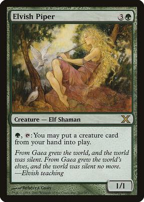 Elvish Piper card from 10th Edition
