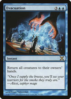 Evacuation card from 10th Edition