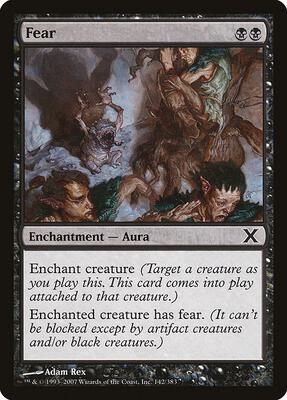 Fear card from 10th Edition