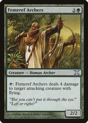 Femeref Archers card from 10th Edition