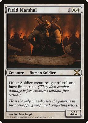Field Marshal card from 10th Edition