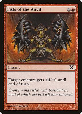 Fists of the Anvil card from 10th Edition