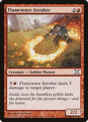 Flamewave Invoker card from 10th Edition