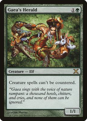 Gaea's Herald card from 10th Edition