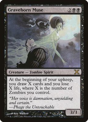 Graveborn Muse card from 10th Edition