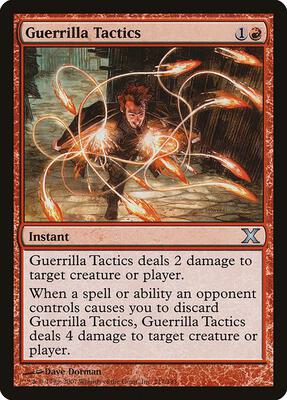 Guerrilla Tactics card from 10th Edition