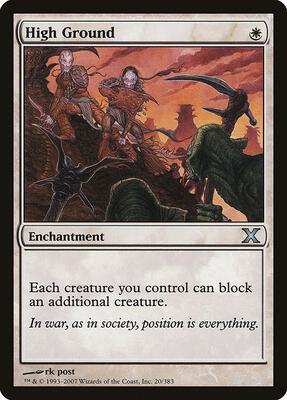 High Ground card from 10th Edition