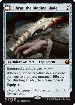 Elbrus, the Binding Blade card from From the Vault: Transform