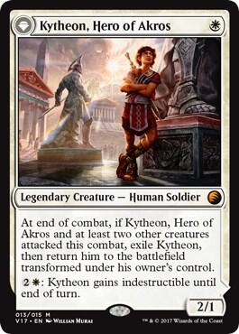 Kytheon, Hero of Akros card from From the Vault: Transform