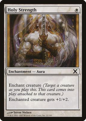 Holy Strength card from 10th Edition