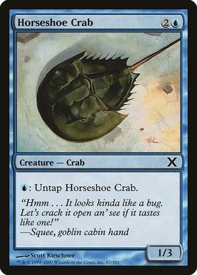 Horseshoe Crab card from 10th Edition
