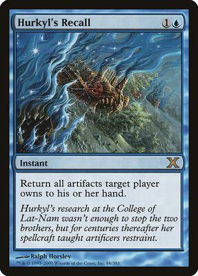 Hurkyl's Recall card from 10th Edition
