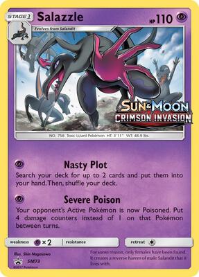 Salazzle - SM73 (Prerelease) card from SM Promos