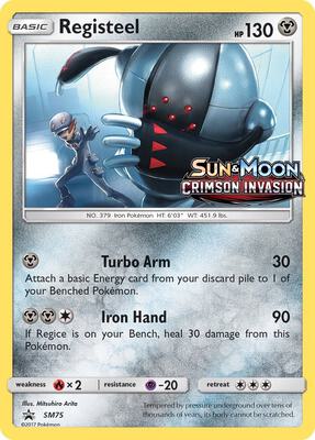 Registeel - SM75 (Prerelease) card from SM Promos