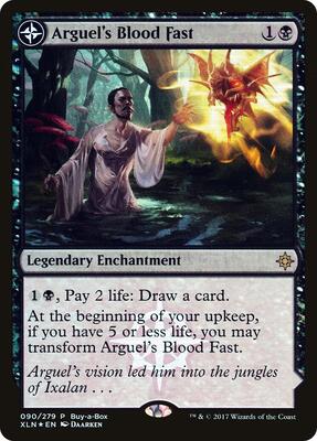 Arguel's Blood Fast card from Buy-A-Box Promos
