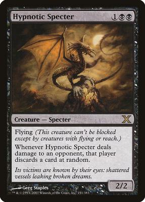 Hypnotic Specter card from 10th Edition