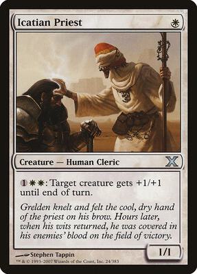Icatian Priest card from 10th Edition
