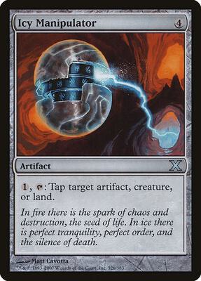 Icy Manipulator card from 10th Edition
