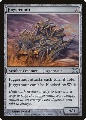 Juggernaut card from 10th Edition