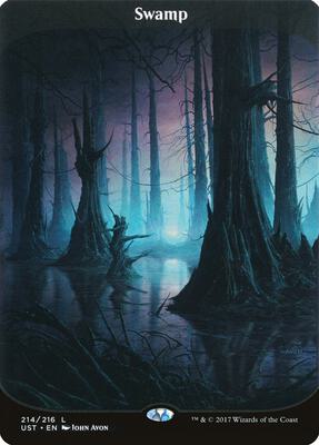 Swamp card from Unstable