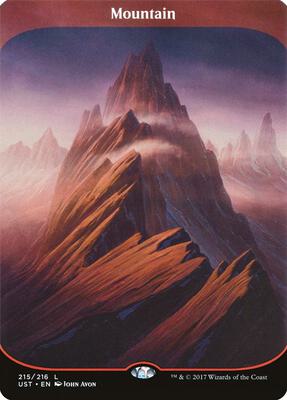 Mountain card from Unstable