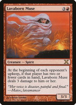 Lavaborn Muse card from 10th Edition