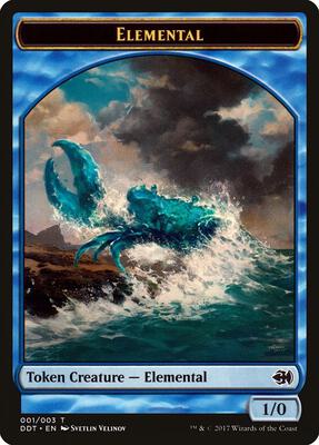 Elemental Token card from Duel Decks: Merfolk vs. Goblins