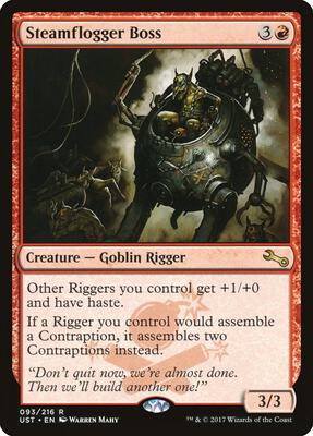 Steamflogger Boss card from Unstable