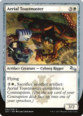 Aerial Toastmaster card from Unstable