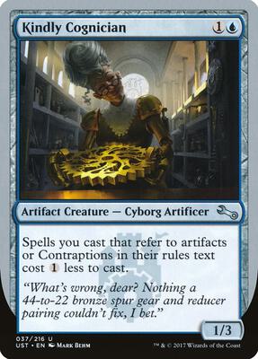 Kindly Cognician card from Unstable
