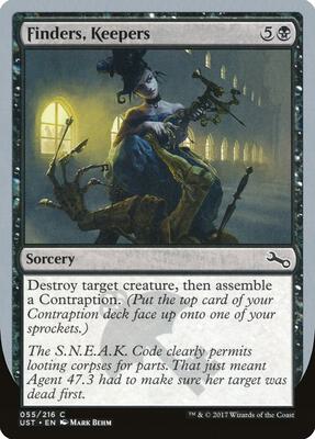 Finders, Keepers card from Unstable