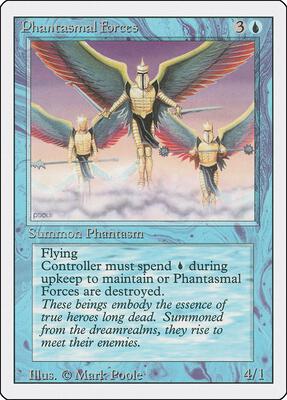 Phantasmal Forces card from Revised Edition