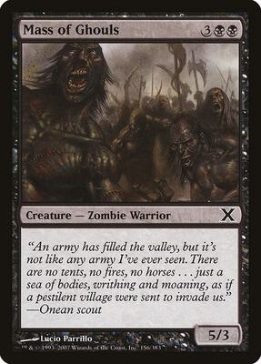 Mass of Ghouls card from 10th Edition